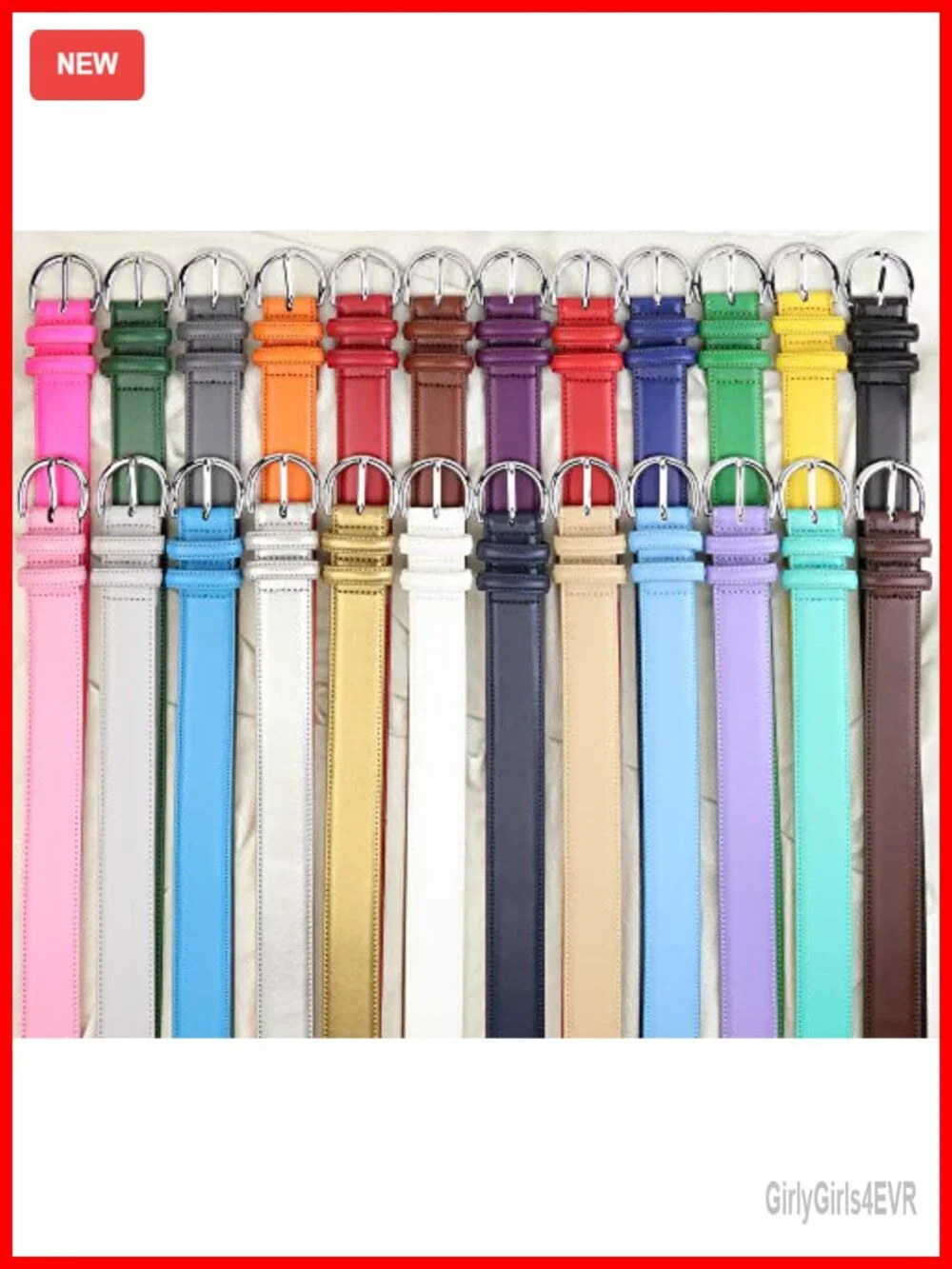 Genuine Leather Dress Belt Single Prong Buckle Classic Office Casual